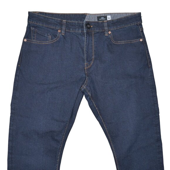 Volcom Vorta Slim Straight Men's Jeans Men's Size 36x32 Stretch Denim Skater - Picture 4 of 12
